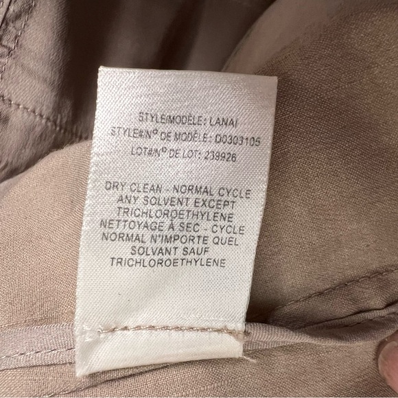 $375 Theory Lanai Linen Blend Beige Blazer size 4 - Picture 7 of 10